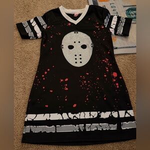 Kids Horror Mask Costume Dress - Black and Red